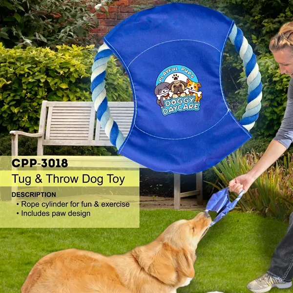 Tug and Throw Dog Toy... from ASI 30208 A P Specialties / AP Specialties