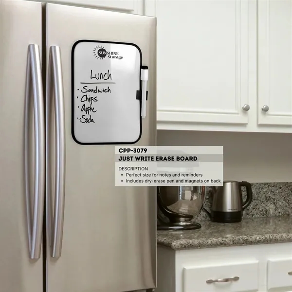 JUST WRITE ERASE BOARD... from ASI 30208 A P Specialties / AP Specialties