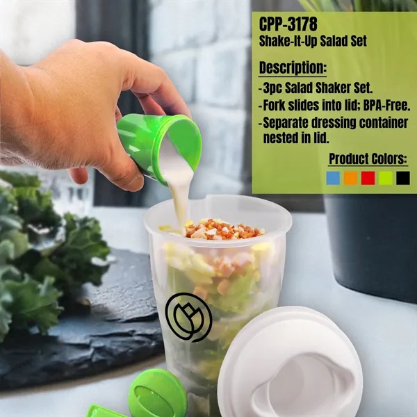 Shake-it-Up Salad Set... from ASI 30208 A P Specialties / AP Specialties