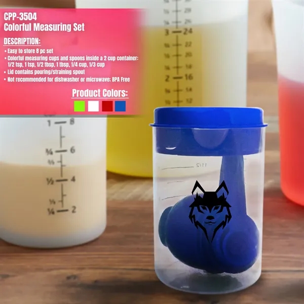 Colorful Measuring Set... from ASI 30208 A P Specialties / AP Specialties