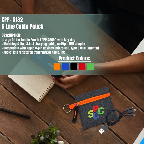 G LINE CABLE POUCH... from ASI 30208 A P Specialties / AP Specialties