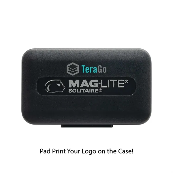 Mag-Lite flashlight with a keyring/lanyard attachment and one "AAA" battery.... from ASI 46170 Compass Industries Inc