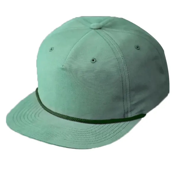 Classic Snapback, Unstructured, Pinch Front Crown, Flat Bill, 5mm Rope on... from ASI 72657 Active Life Promo / Active Life