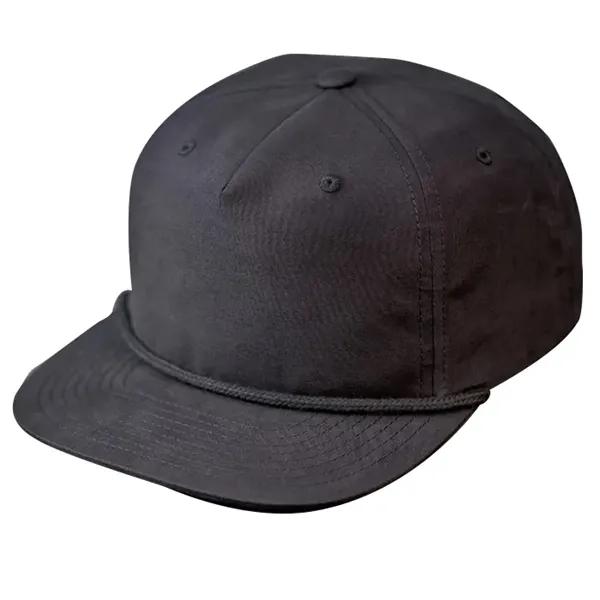 Classic Snapback, Unstructured, Pinch Front Crown, Flat Bill, 5mm Rope on... from ASI 72657 Active Life Promo / Active Life