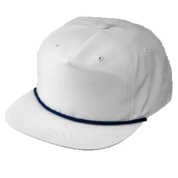 Classic Snapback, Unstructured, Pinch Front Crown, Flat Bill, 5mm Rope on... from ASI 72657 Active Life Promo / Active Life