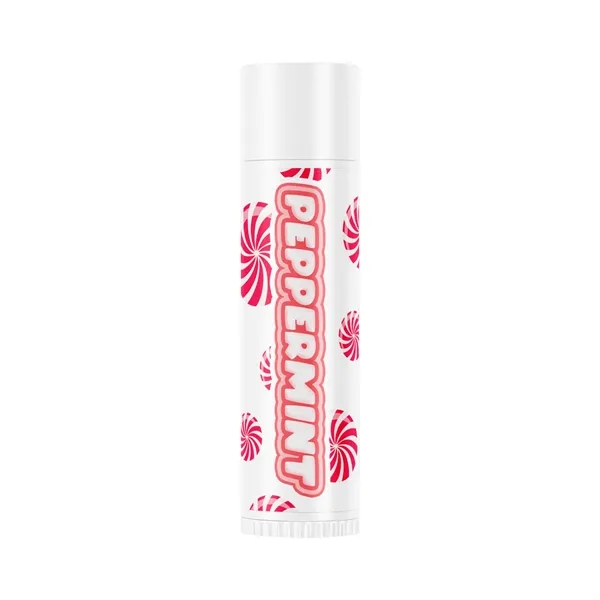 These lip balms come in sleek white tubes and are packaged... from ASI 62088 IDProductsource