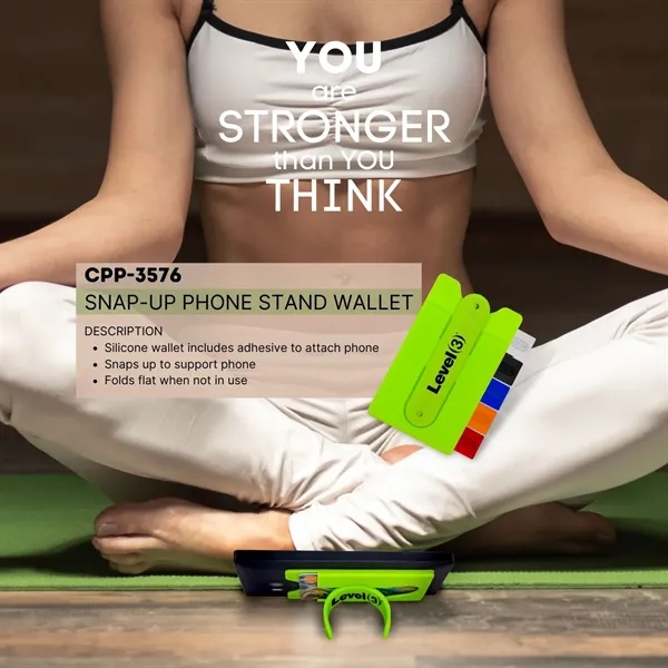 Snap-Up Phone Stand Wallet... from ASI 30208 A P Specialties / AP Specialties