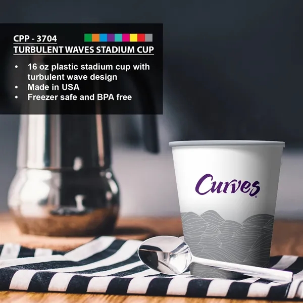 Turbulent Waves Stadium Cup... from ASI 30208 A P Specialties / AP Specialties