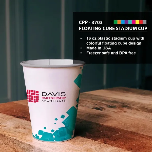 Floating Cube Stadium Cup... from ASI 30208 A P Specialties / AP Specialties