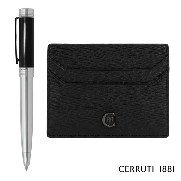 Cerruti 1881® Hamilton Card Holder & Ballpoint Pen Gift Set... from ASI 84592 St Regis Group