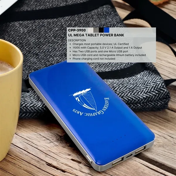 UL MEGA TABLET POWER BANK... from ASI 30208 A P Specialties / AP Specialties