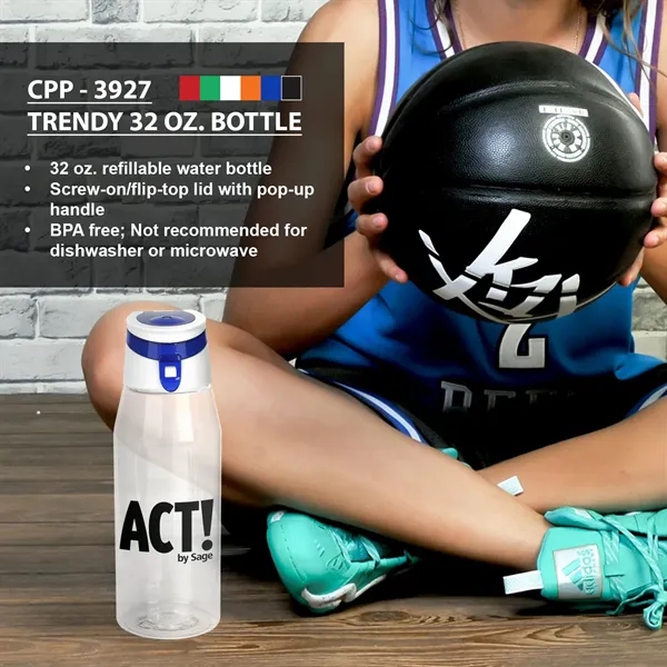 Trendy 32 oz. Bottle... from ASI 30208 A P Specialties / AP Specialties