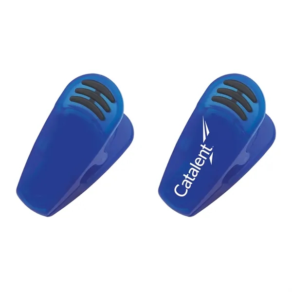 Refrigerator magnetic photograph clip plus 1 color pad print imprint on... from ASI 37218 Athena Promo (tm)