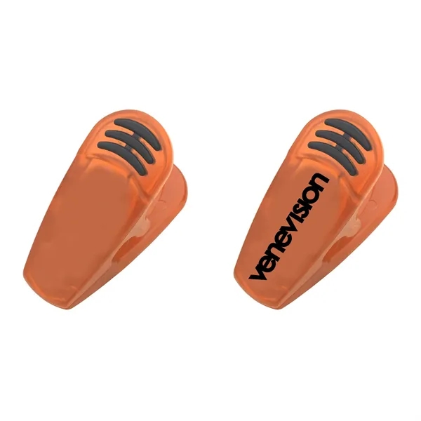 Refrigerator magnetic photograph clip plus 1 color pad print imprint on... from ASI 37218 Athena Promo (tm)