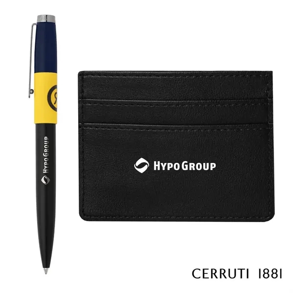 Cerruti 1881® Brick Ballpoint Pen & Card Holder Gift Set... from ASI 84592 St Regis Group