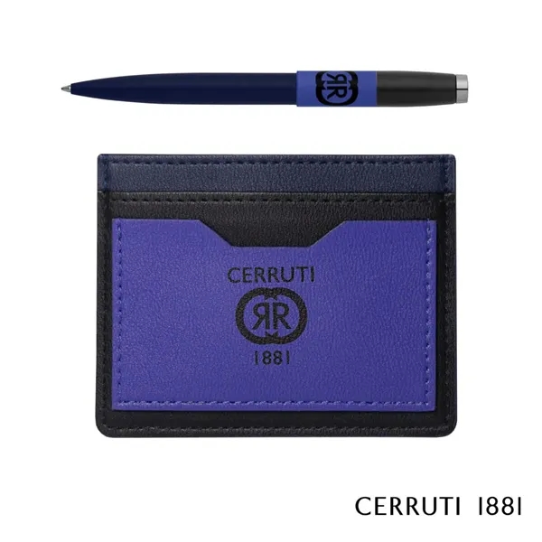 Cerruti 1881® Brick Ballpoint Pen & Card Holder Gift Set... from ASI 84592 St Regis Group