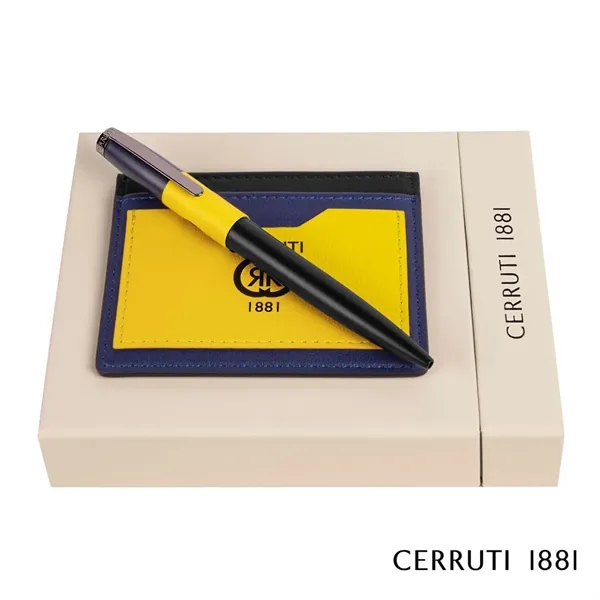 Cerruti 1881® Brick Ballpoint Pen & Card Holder Gift Set... from ASI 84592 St Regis Group