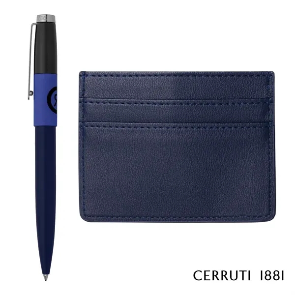 Cerruti 1881® Brick Ballpoint Pen & Card Holder Gift Set... from ASI 84592 St Regis Group