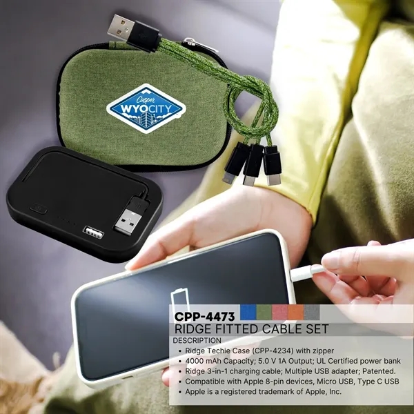 Ridge Fitted Cable Set... from ASI 30208 A P Specialties / AP Specialties