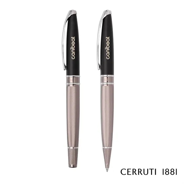 The Cerruti 1881® Abbey Ballpoint & Rollerball Pen Gift Set features... from ASI 84592 St Regis Group