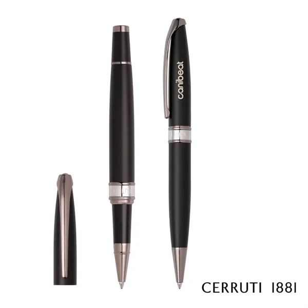 The Cerruti 1881® Abbey Ballpoint & Rollerball Pen Gift Set features... from ASI 84592 St Regis Group
