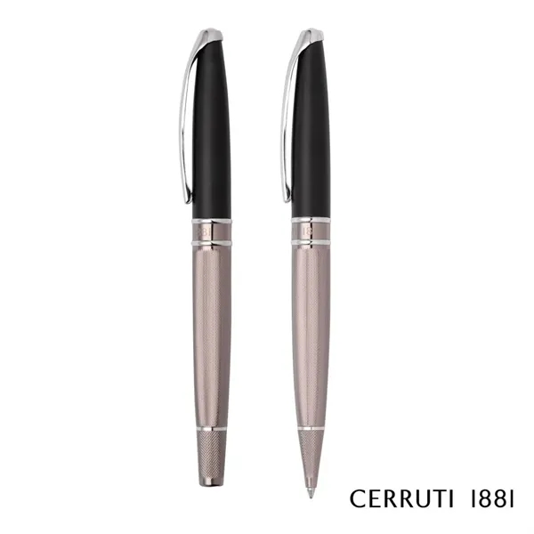 The Cerruti 1881® Abbey Ballpoint & Rollerball Pen Gift Set features... from ASI 84592 St Regis Group