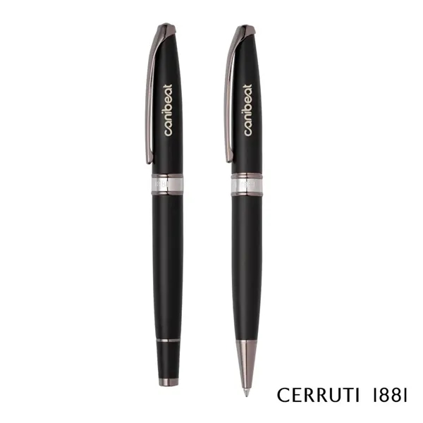 The Cerruti 1881® Abbey Ballpoint & Rollerball Pen Gift Set features... from ASI 84592 St Regis Group