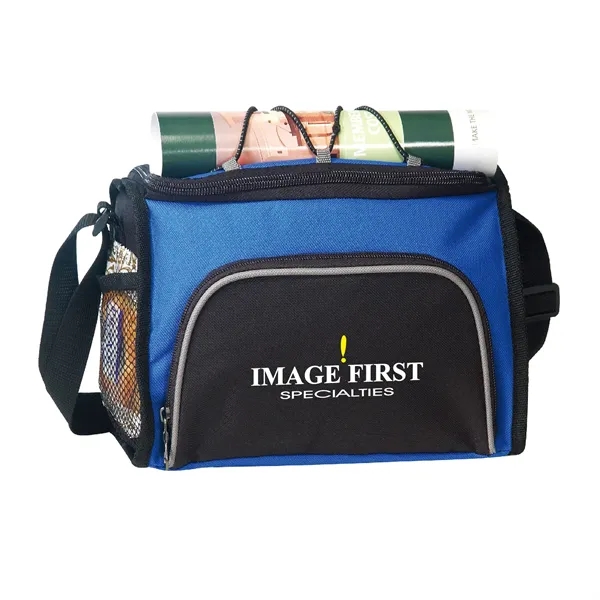 Cooler bag with vinyl backing that's made of 600 denier polyester... from ASI 39820 Opusline (Benmex) / Opus Line