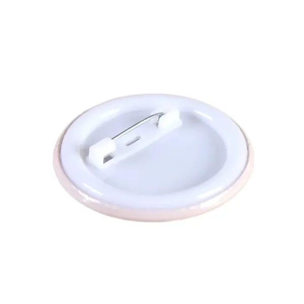 2.28" round tin badge plus full color digital print on 1... from ASI 37218 Athena Promo (tm)