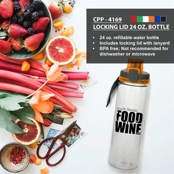 Locking Lid 24 oz. Bottle... from ASI 30208 A P Specialties / AP Specialties