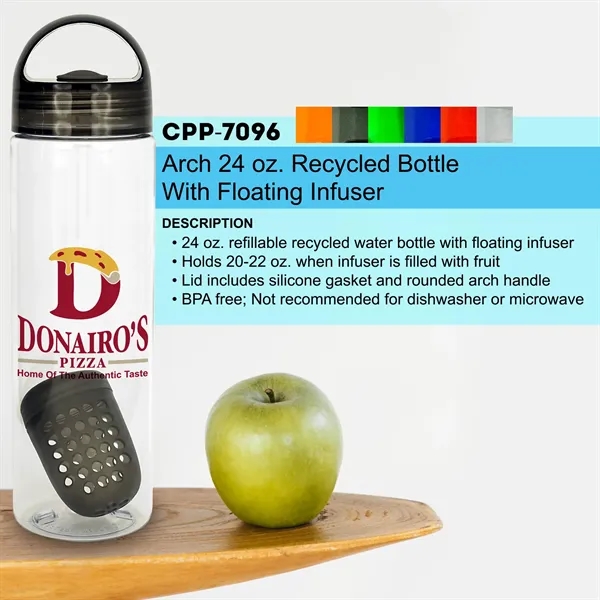 Arch 24 oz. Recycled Bottle With Floating Infuser... from ASI 30208 A P Specialties / AP Specialties