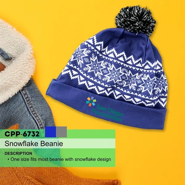 SNOWFLAKE BEANIE... from ASI 30208 A P Specialties / AP Specialties
