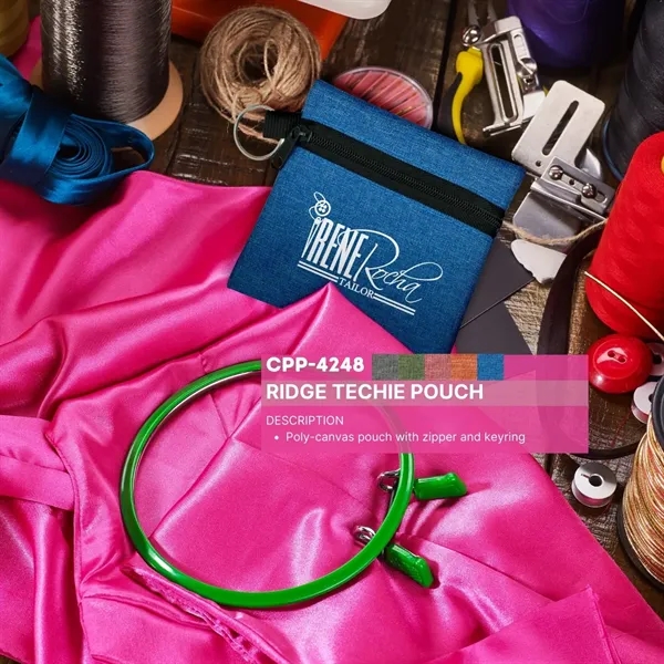 RIDGE TECHIE POUCH... from ASI 30208 A P Specialties / AP Specialties