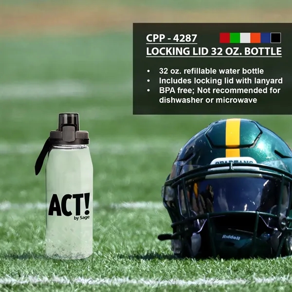 Locking Lid 32 oz. Bottle... from ASI 30208 A P Specialties / AP Specialties