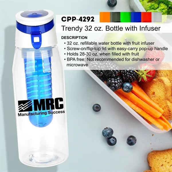 Trendy 32 oz. Bottle With Infuser... from ASI 30208 A P Specialties / AP Specialties