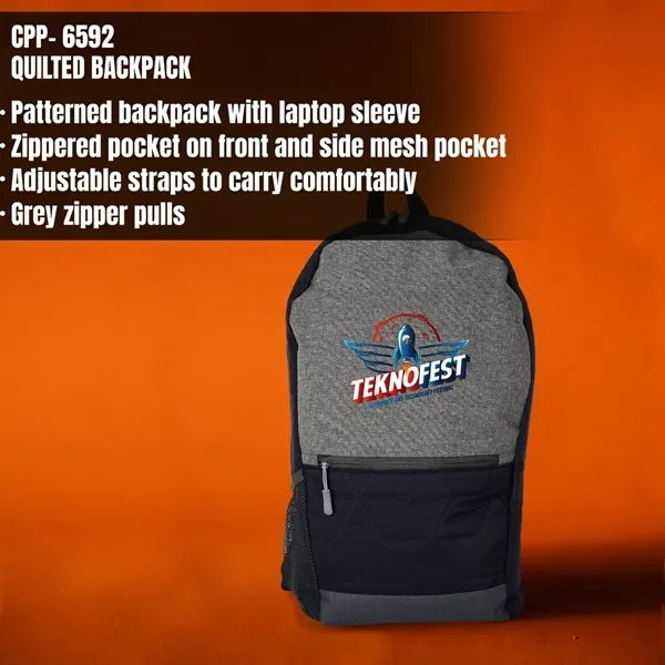 Quilted Backpack... from ASI 30208 A P Specialties / AP Specialties