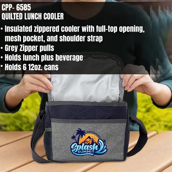 QUILTED LUNCH COOLER... from ASI 30208 A P Specialties / AP Specialties