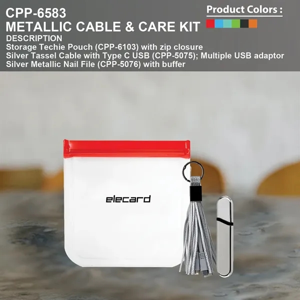 Metallic Cable & Care Kit... from ASI 30208 A P Specialties / AP Specialties