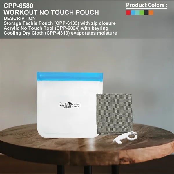 Workout No Touch Pouch... from ASI 30208 A P Specialties / AP Specialties