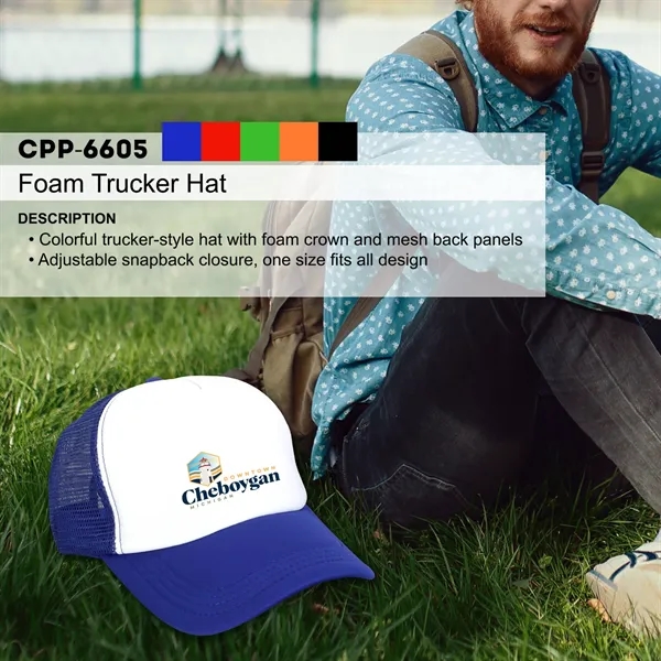 Foam Trucker Hat... from ASI 30208 A P Specialties / AP Specialties