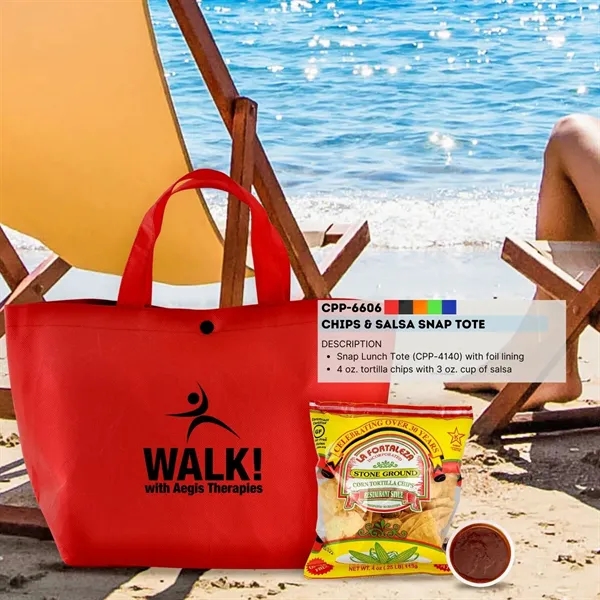 Chips & Salsa Snap Tote... from ASI 30208 A P Specialties / AP Specialties