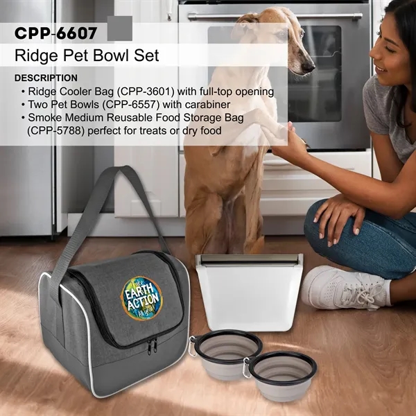 Ridge Pet Bowl Set... from ASI 30208 A P Specialties / AP Specialties