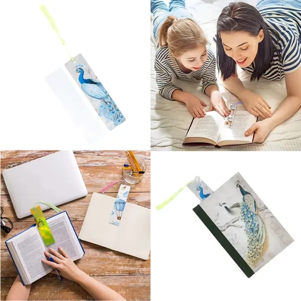 Aluminum metal bookmark with tassel plus full color heat transfer on... from ASI 37218 Athena Promo (tm)