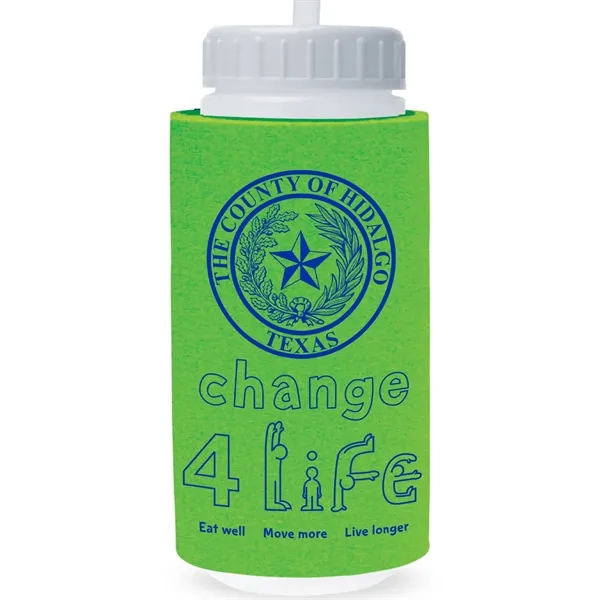 16 Oz. Foam Insulated Sport Bottle with Straw... from ASI 80060 VisionUSA