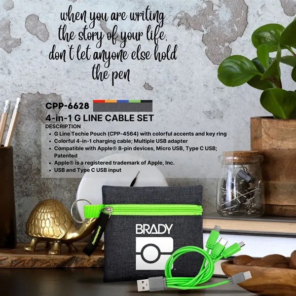 4-in-1 G Line Cable Set... from ASI 30208 A P Specialties / AP Specialties