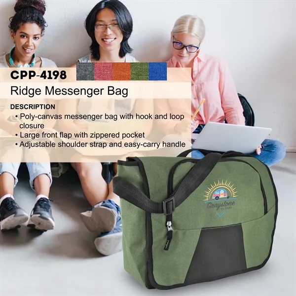 Ridge Messenger Bag... from ASI 30208 A P Specialties / AP Specialties