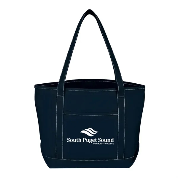 24 oz. Cotton canvas tote bag with outside pocket and 30"... from ASI 63549 Jornik Manufacturing Corp