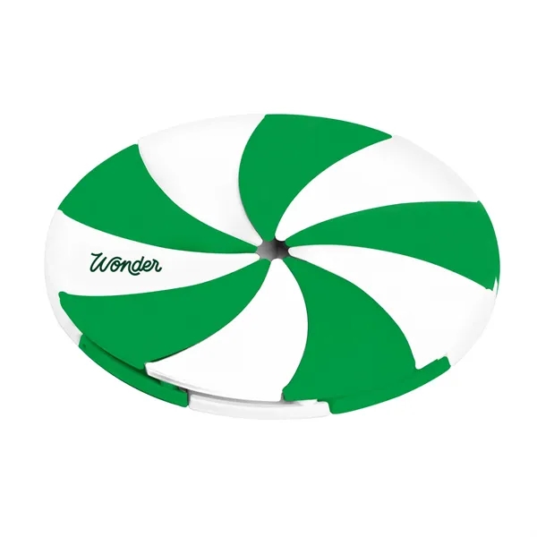 4 3/4" flying solid round disc toy that expands to 7... from ASI 63549 Jornik Manufacturing Corp / Jornik