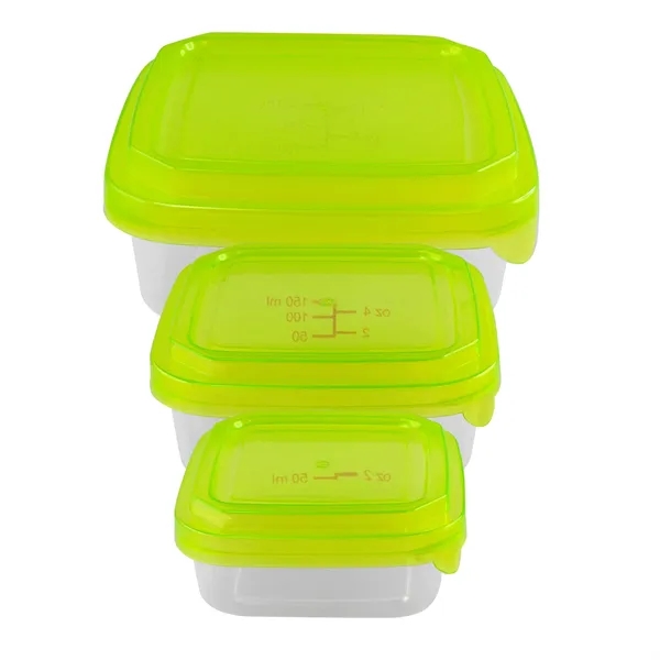 Square Portion Control Containers... from ASI 30208 A P Specialties / AP Specialties