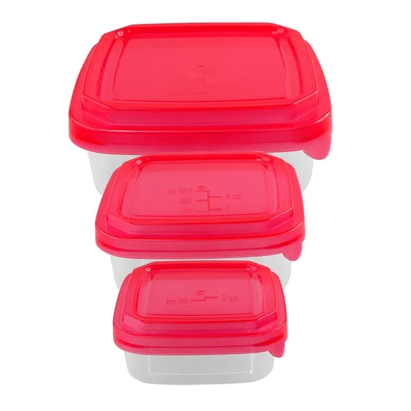 Square Portion Control Containers... from ASI 30208 A P Specialties / AP Specialties